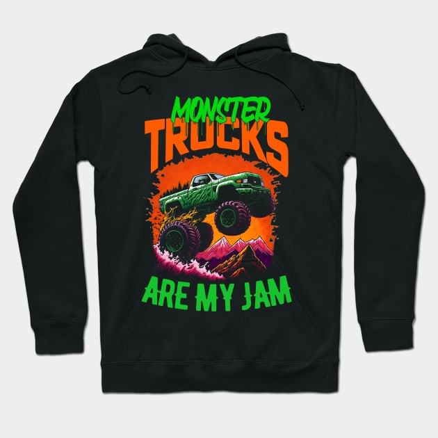 Monster Truck are my Jam Funny Hoodie by T-shirt US
